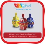 HỘP GIẤY KẸO CỨNG HOA QUẢ DROPMIX